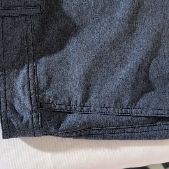 Goodfellow & Co Shorts Men's W33 Blue Polyester Spandex Blend Casual - Picture 3 of 7